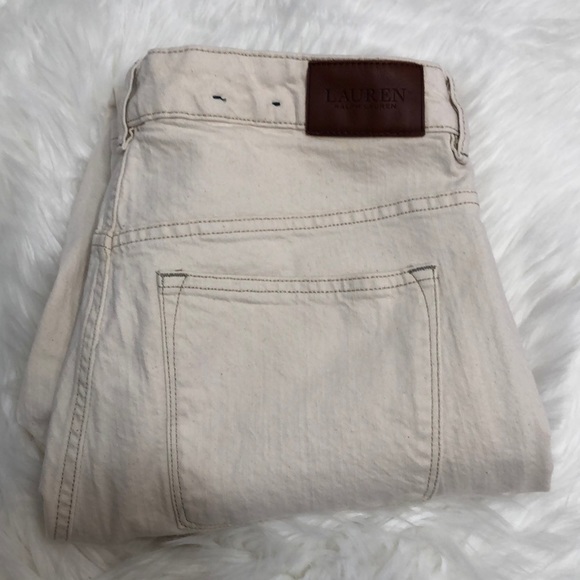 Ralph Lauren cream jeans premier straight 12 - Picture 6 of 6